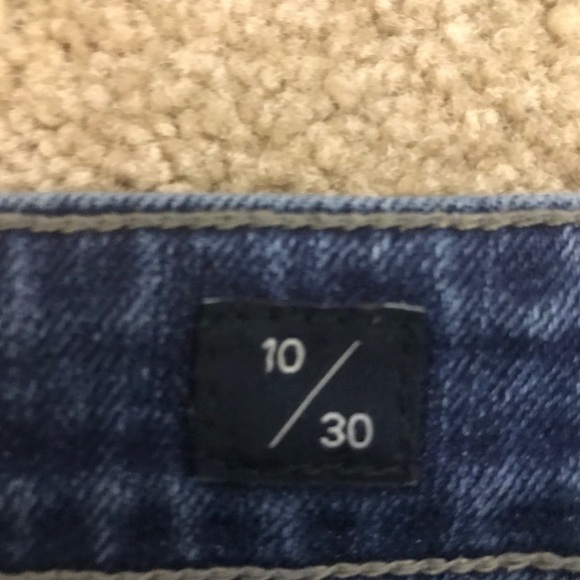 Lucky Brand ORTA Premium High Rise Floral Print Jeans Raw Hem Size 10/28 - Picture 6 of 7